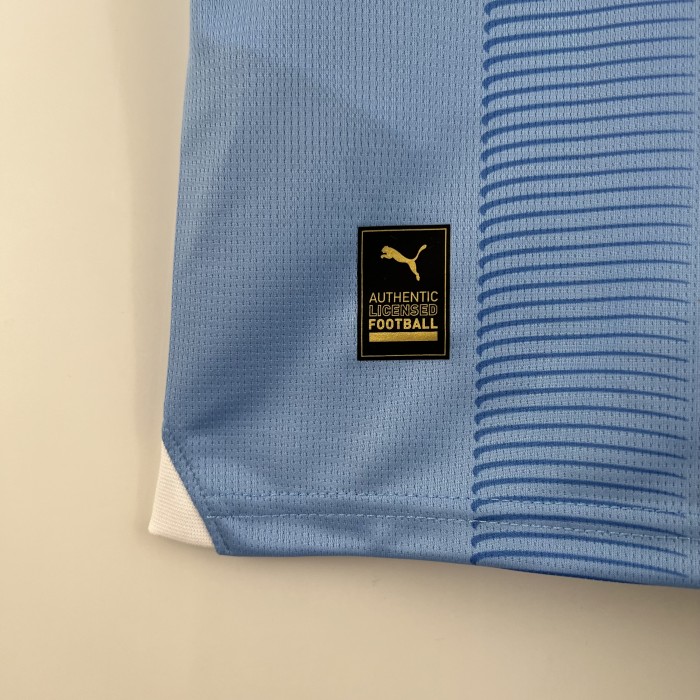 Manchester City Home Man Jersey 23/24 With CHAMPIONS OF EUROPE 23 Printing