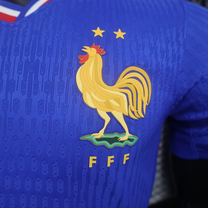France 2024 Euro Home Player Version Man Jersey