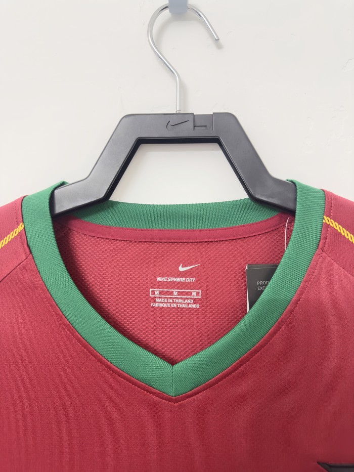 Portugal Home Retro Jersey 2006