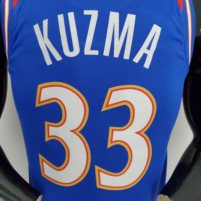 Kyle Kuzma Washington Wizards 75th Anniversary Swingman Jersey Blue