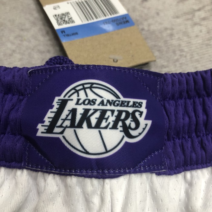 Los Angeles Lakers Team Basketball Shorts white City Edition 23/24