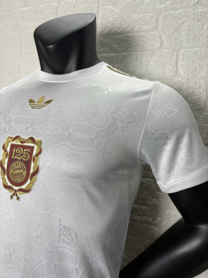 Bayern Munich 125th Anniversary Player Jersey 25/26 White