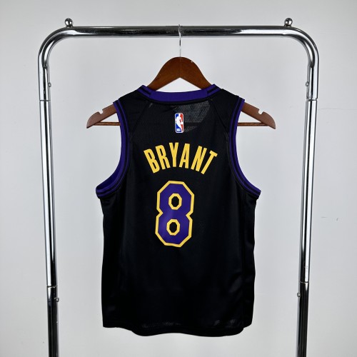Los Angeles Lakers Kids Jersey City Edition 2023 No. 8 BRYANT