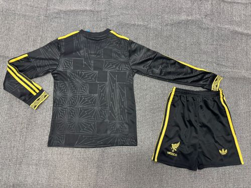Mexico Gold Long Sleeve Kids Suit 25/26