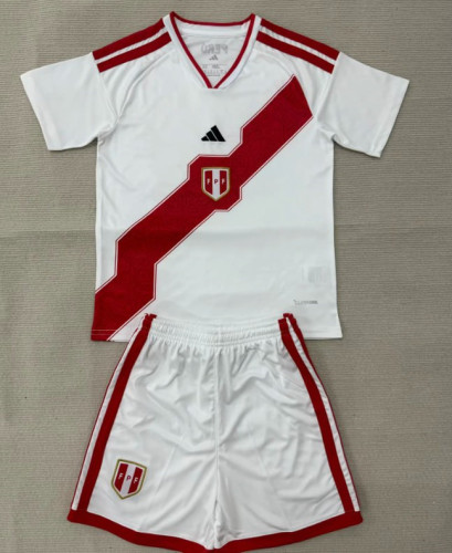 Peru 2026 World Cup Home Kids Suit