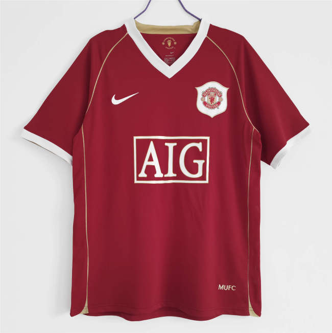 Manchester United Home Retro Jersey 06/07