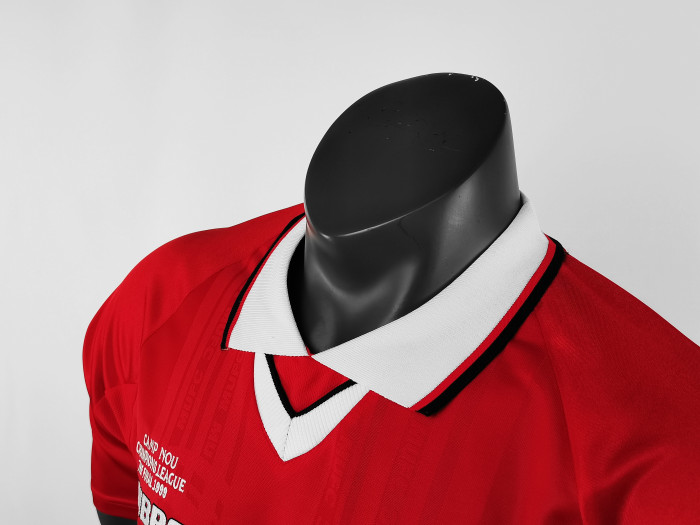 Manchester United Home Champions' League Final Retro Jersey 1999/00