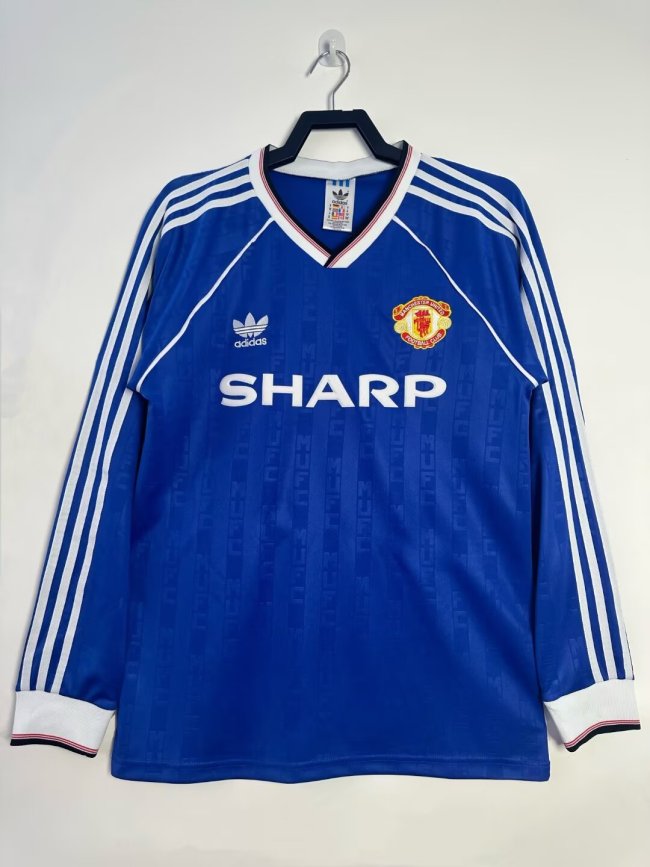 Manchester United Third Long Sleeve Retro Jersey 1988/90