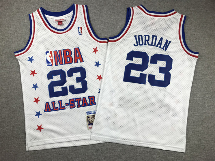 All-Star Kids Jersey White 1988 NO.23 JORDAN