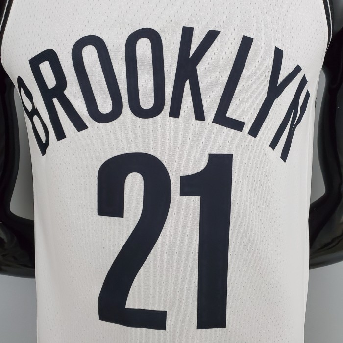 LaMarcus Aldridge Brooklyn Nets 75th Anniversary Swingman Jersey White