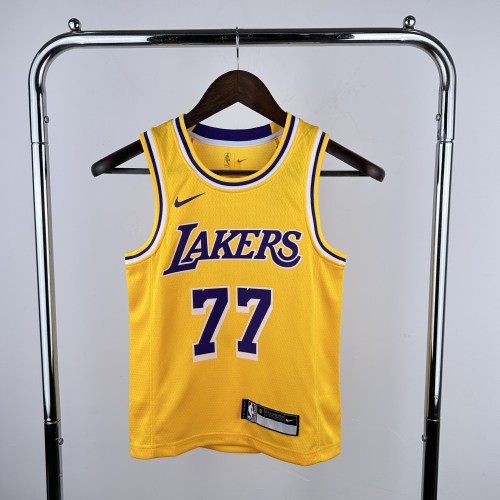 Los Angeles Lakers Kids Jersey Yellow Icon Edition 22/23