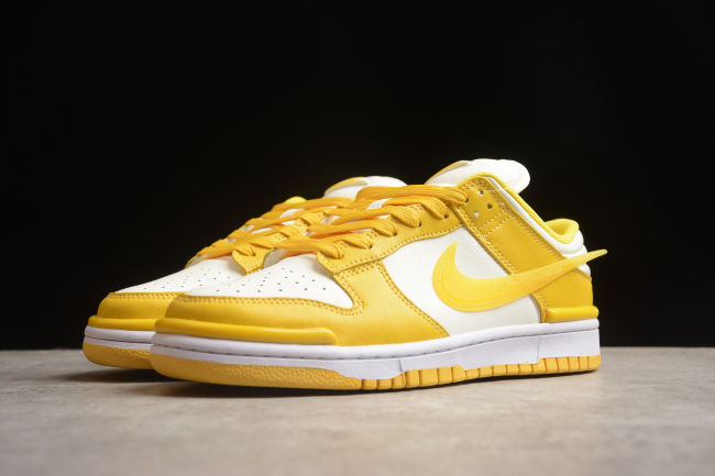 SB Dunk Low Twist “Vivid Sulfur” White DZ2794-10