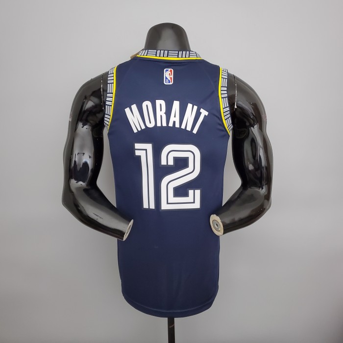 Ja Morant Memphis Grizzlies City Edition 2022 Swingman Jersey Royal Blue