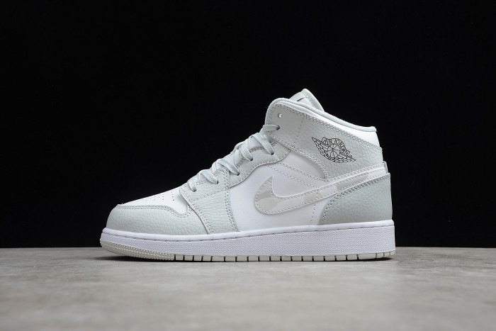 Air Jordan 1 Mid Grey Camo White Photon Dust DD3235-100