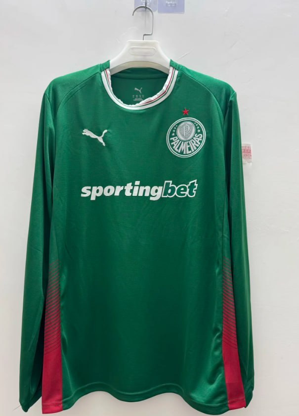 Palmeiras Home Men Long Sleeve Jersey 26/27