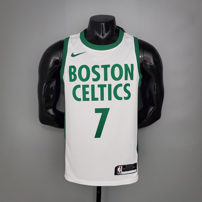 Jaylen Brown Boston Celtics City Edition Swingman Jersey White
