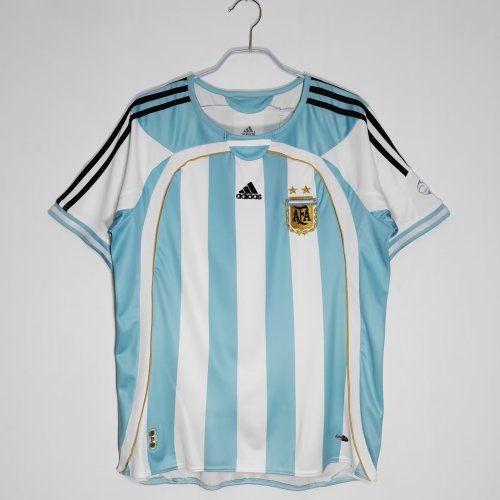 Argentina Home Retro Jersey 2006