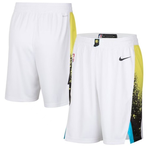 Indiana Pacers Shorts City Edition White 2024