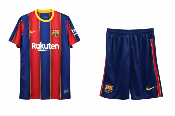Barcelona Home Man Short Sleeves Adult Suit 20/21