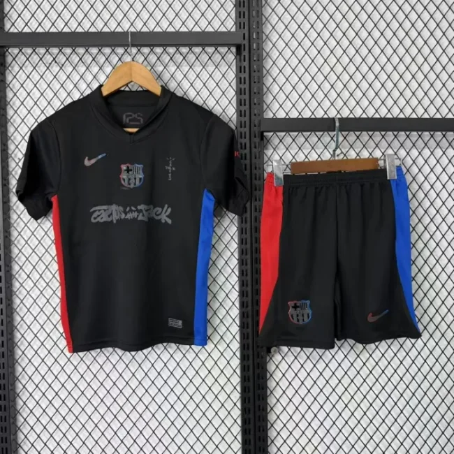 Barcelona X TRAVIS SCOTT Limited Edition Away Kids Suit 24/25