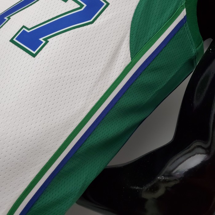 Luka Doncic Dallas Mavericks 2022 City Edition Swingman Jersey White and Green