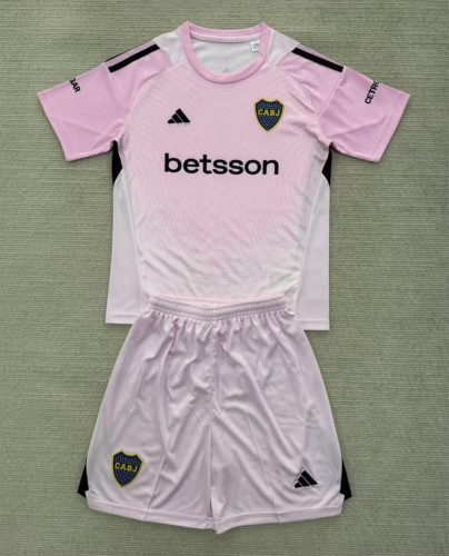 Boca Pink Goalkeeper Kids Suit 25/26