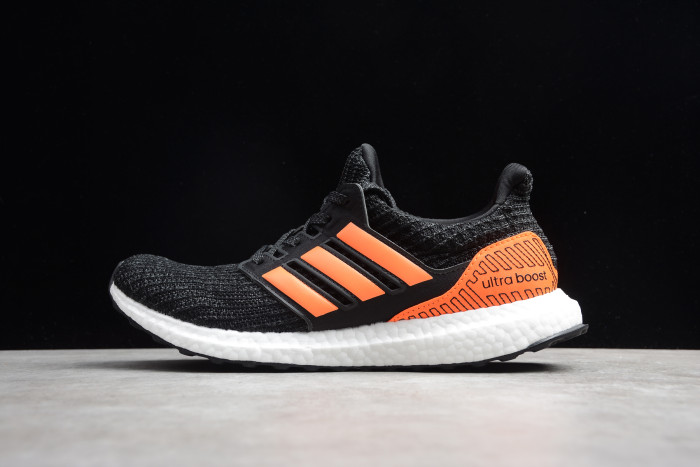 Ultra Boost Black Solar Orange EH1423