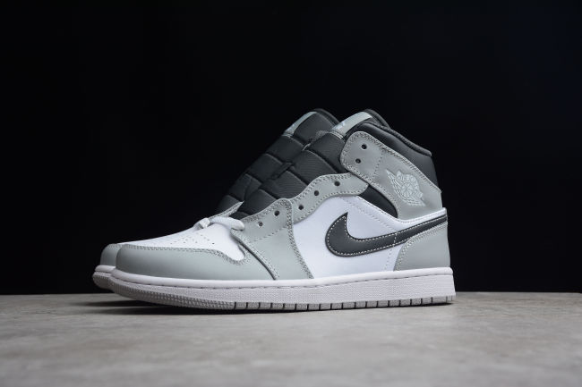 Air Jordan 1 Mid Light Smoke Grey