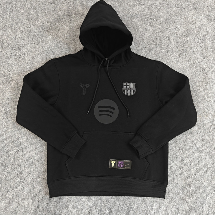 Barcelona Fleece Lined Hoodle Sweatshirt Training Jersey 25/26 (Multiple colors)