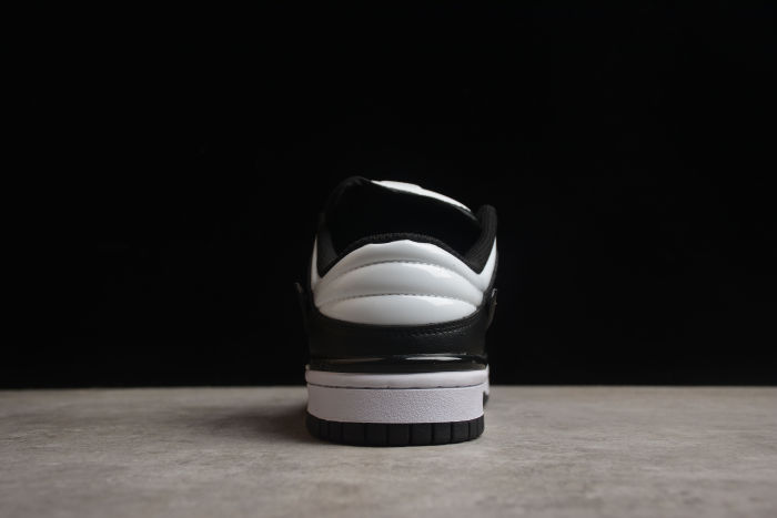 SB Dunk Low Twist Panda Black White Sneakers DZ2794-001