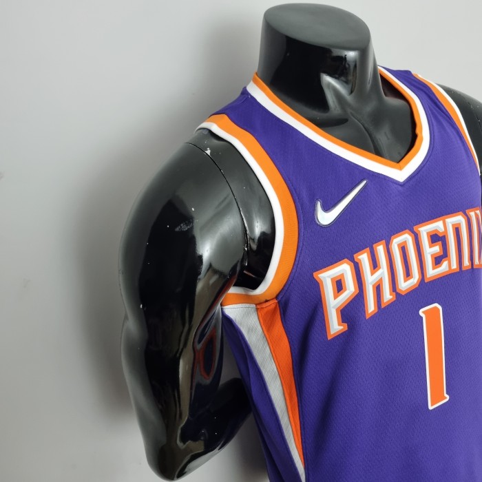 Devin Booker Phoenix Suns 75th Anniversary Swingman Jersey Purple