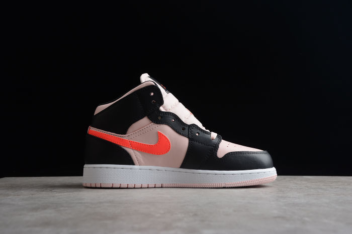 Air Jordan 1 Mid SE Anti-slip Black pink