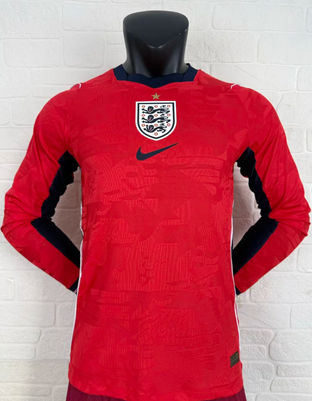 England 2026 World Cup Away Player Long Sleeve Man Jersey