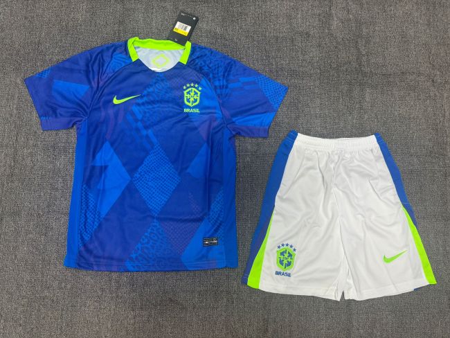 Brazil Women's Team 2025 Copa America Away Kids Suit
