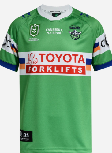 2026 Canberra Raiders  Home Rugby Jersey
