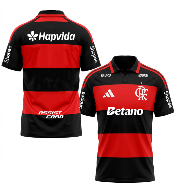Flamengo Home Man Long Sleeve Player Jersey 26/27