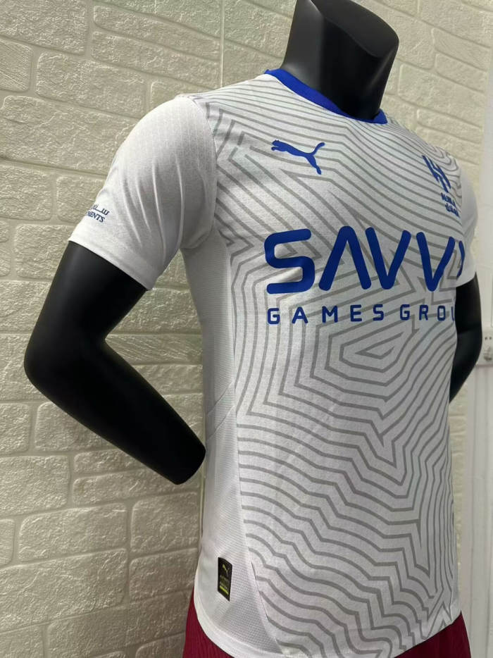 Al-Hilal Away Player Version Man Jersey 24/25