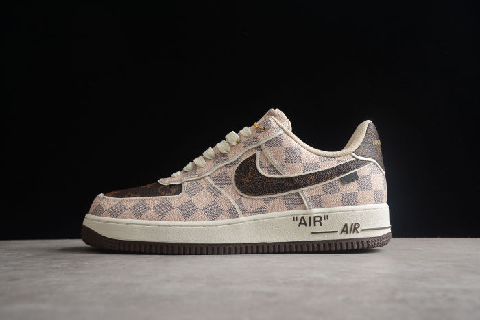 LV X Nike Air Force 1 07 Low Brown Beige