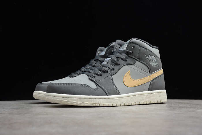 Air Jordan 1 Phat 'Yellow' Grey Onyx (W) BQ6472