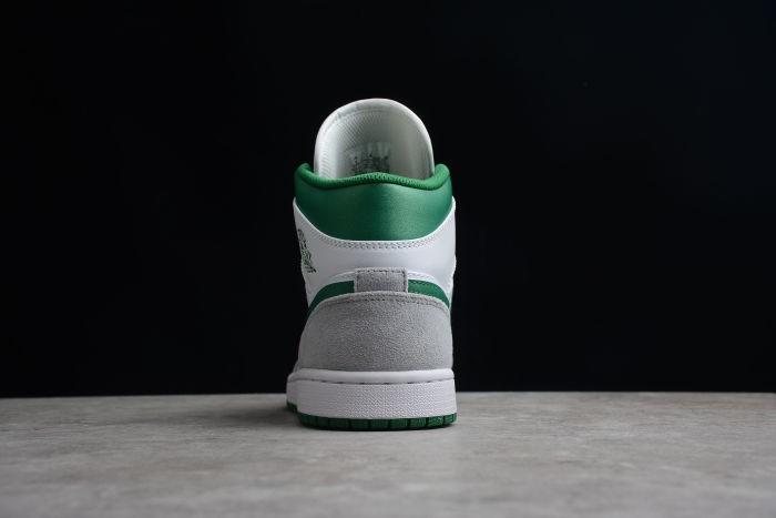 Air Jordan 1 Mid Green Grey