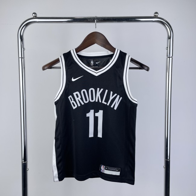 Brooklyn Nets Kids Jersey Black Icon Edition No.11 IRVING