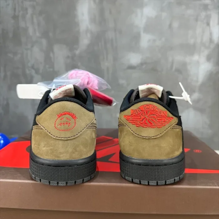 Travis Scott x Air Jordan 1 Low Black and Brown