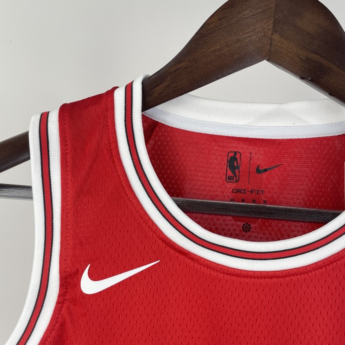 Chicago Bulls KIds Jersey Red NO.23 JORDAN