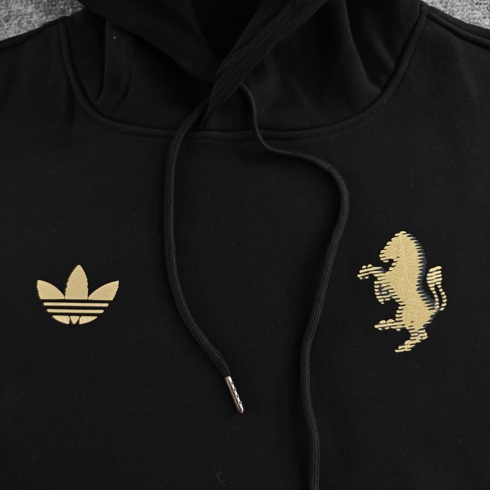 Juventus Retro fleece-lined Hoodie （Multiple colors）