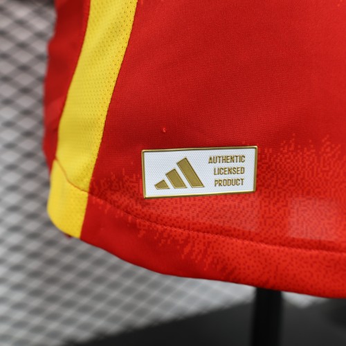 Spain Euro 2024 Home Player Version Man Jersey