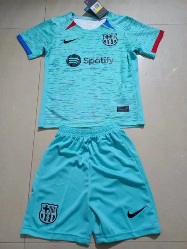 Barcelona Third Men Short Sleeves Adult Suit 23/24