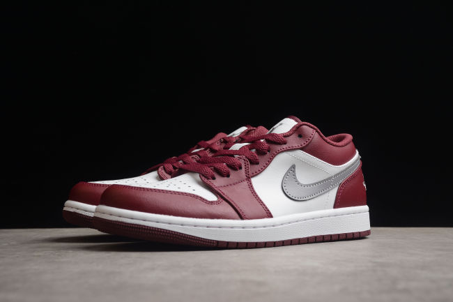 Air Jordan 1 Low Bordeaux Cherrywood/Red/Grey 553558-615