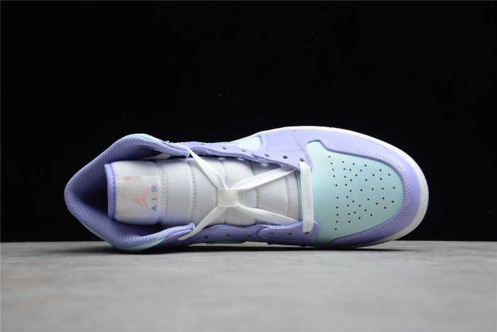 Air Jordan 1 Mid Purple Aqua 554724-500