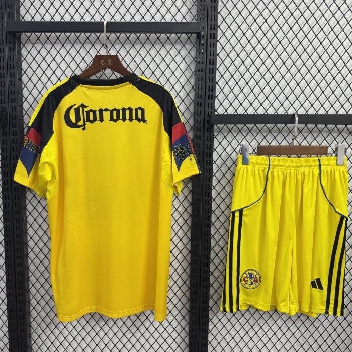 Club America Short Sleeve Home Adult Suit 25/26