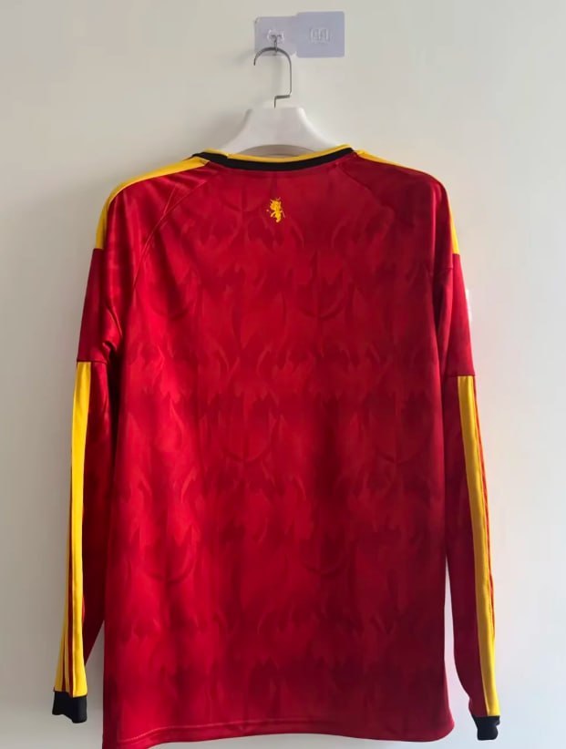 Belgium 2026 World Cup Home Long Sleeve Men Jersey